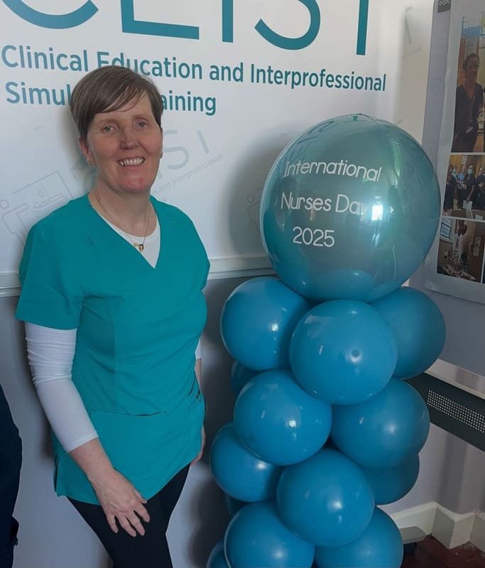 Cheryl from Bare Your Sole at international nurses day Cheryl from Bare Your Sole at international nurses day